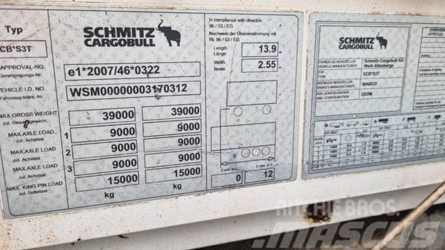 Schmitz Cargobull SideBoards Tautliner 2012 year Semirremolques con caja de lona