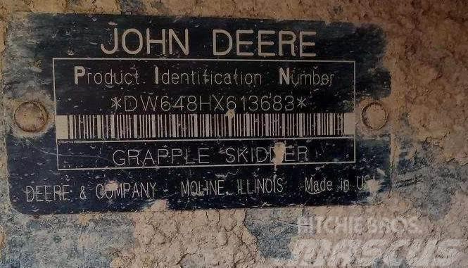 John Deere 648H Arrastrador de troncos