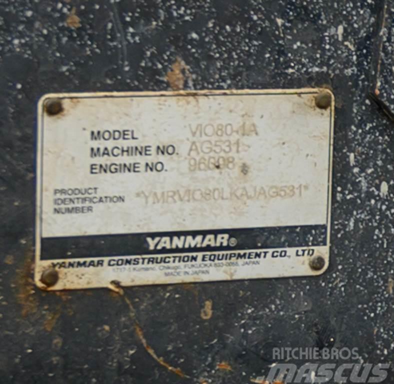 Yanmar VIO80 Mini excavadoras < 7t