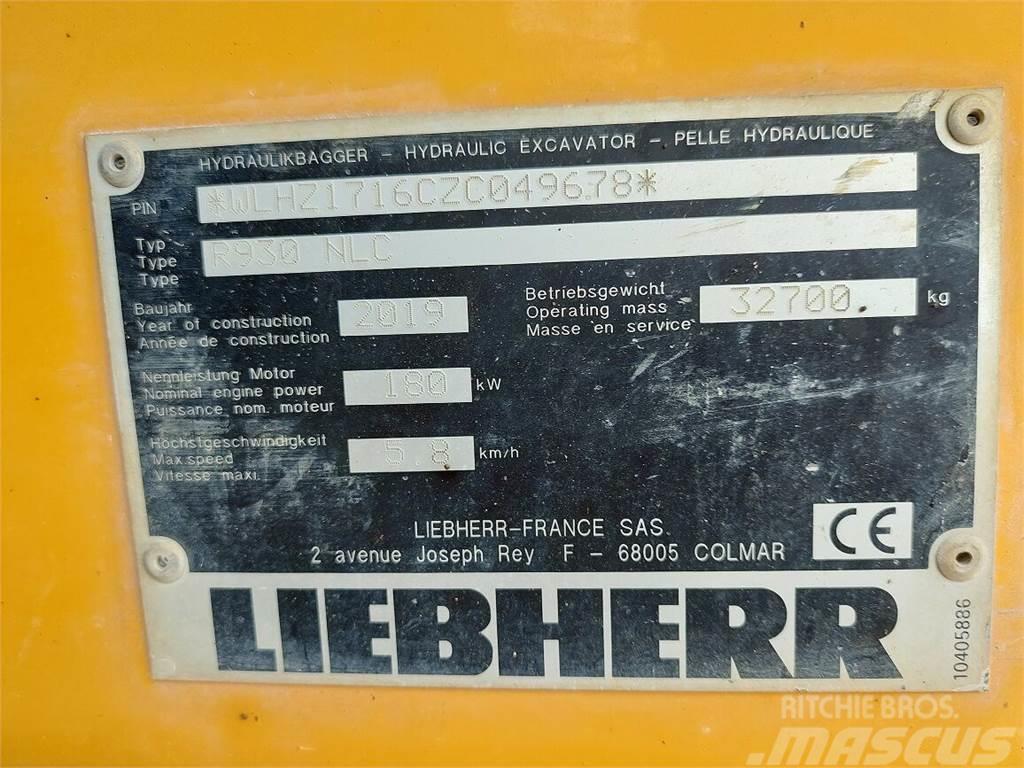 Liebherr R 930 NLC Excavadoras de cadenas