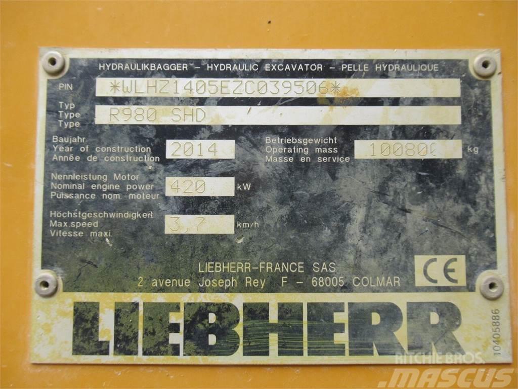 Liebherr R 980 SME Excavadoras de cadenas