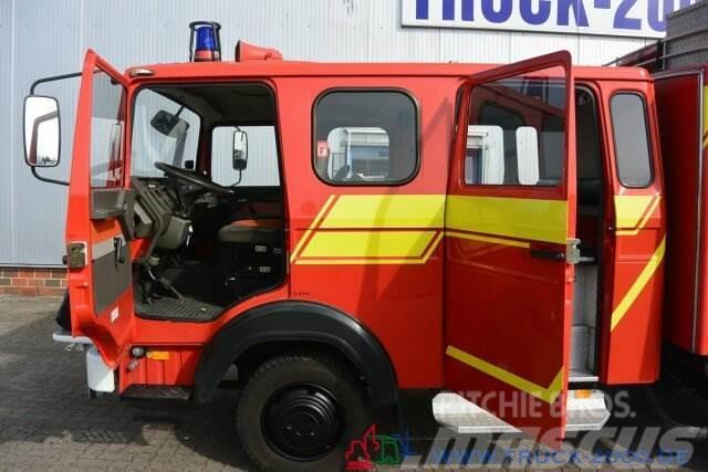 Iveco 75E16 A Mannschaft- Feuerwehr Löschpumpe SERVO Camiones caja cerrada