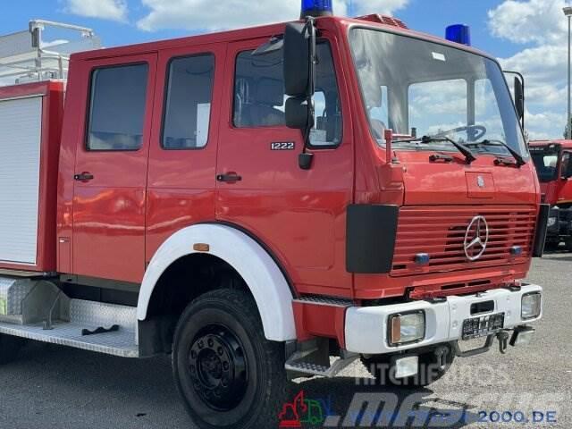 Mercedes-Benz LK 1222 4x4 Ziegler Feuerwehr 1620 L. Tank+Pumpe Camiones caja cerrada