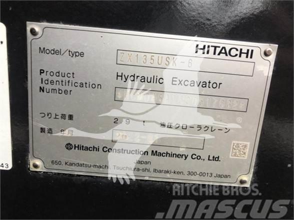 Hitachi ZX135USK-6 Excavadoras de cadenas