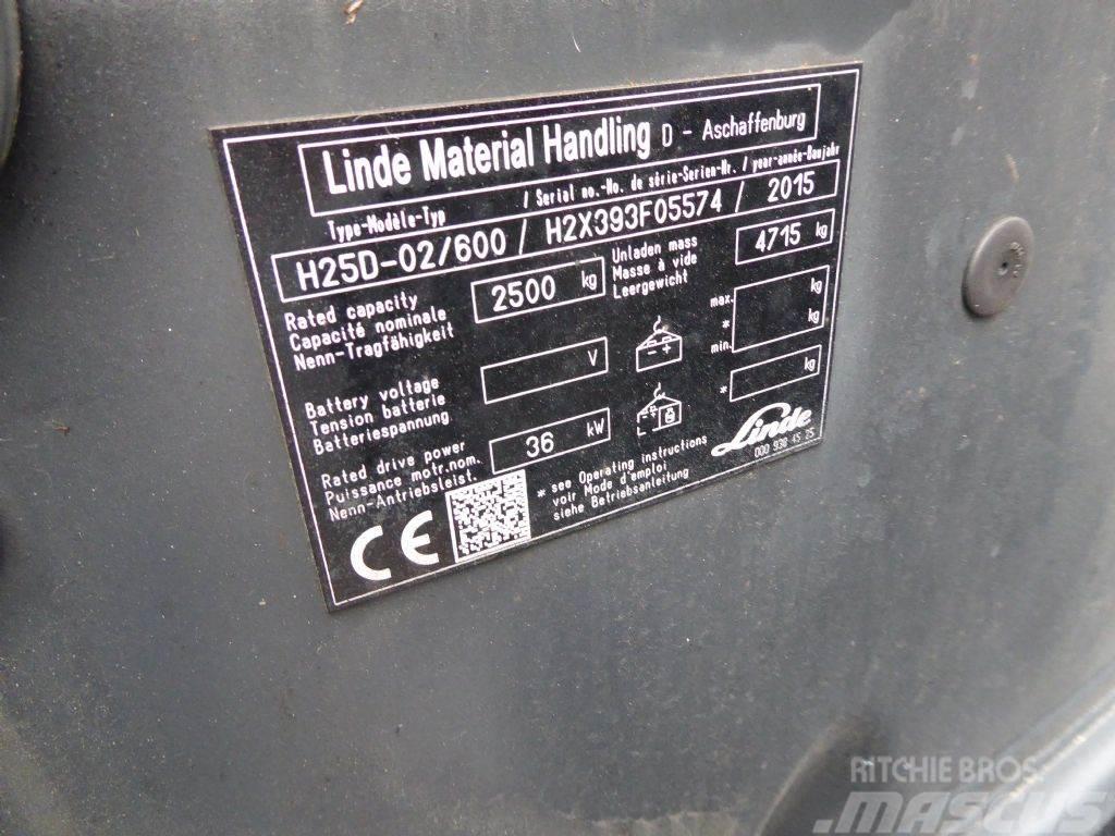 Linde H25D-02/600 Carretillas diesel