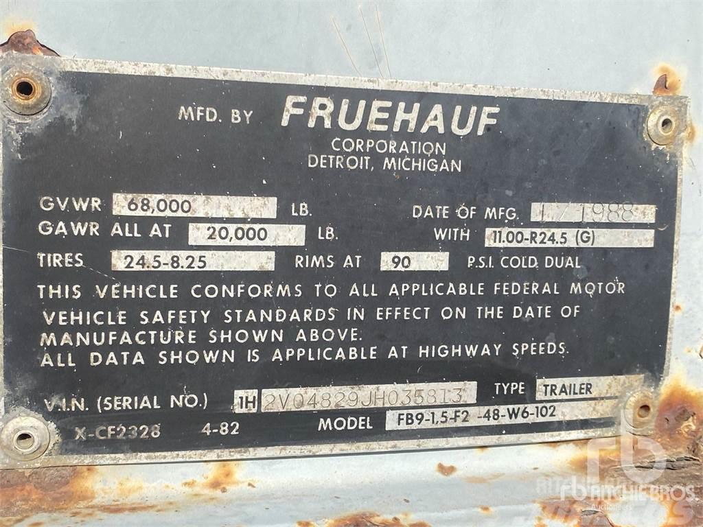 Fruehauf 48 ft x 102 in T/A Semirremolques con carrocería de caja