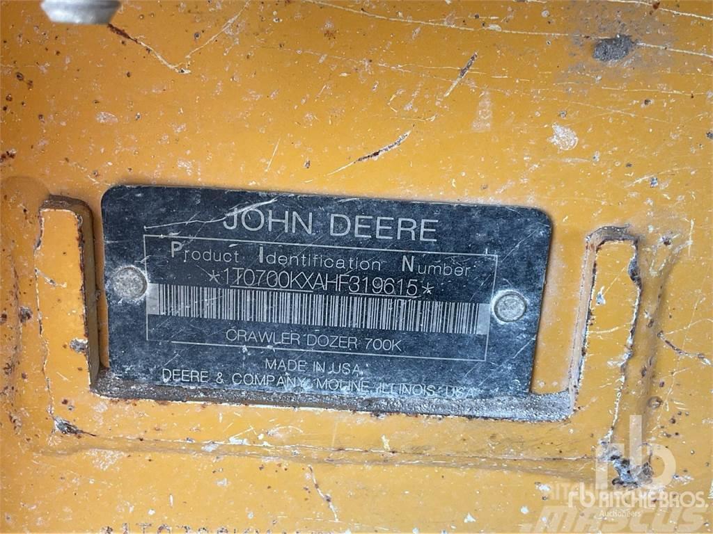 John Deere 700K LGP Buldozer sobre oruga