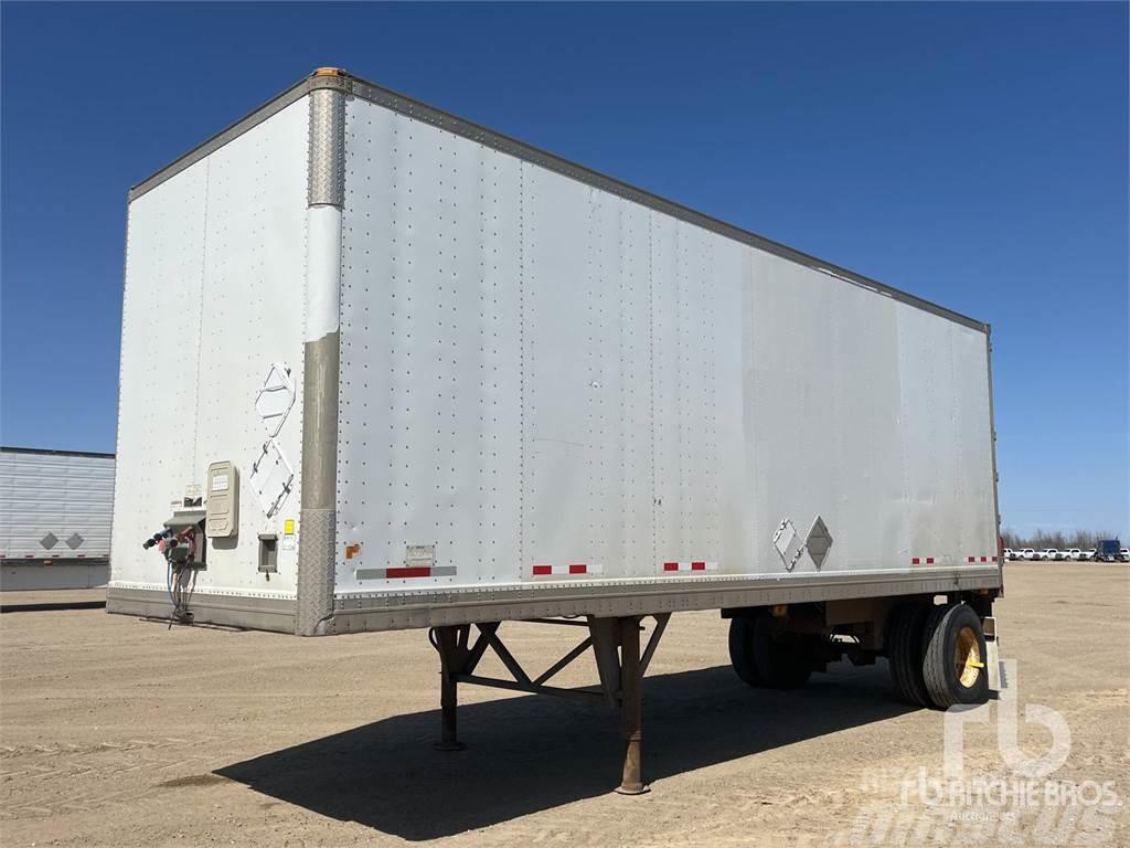 Manac 28 ft x 102 in S/A Box body semi-trailers
