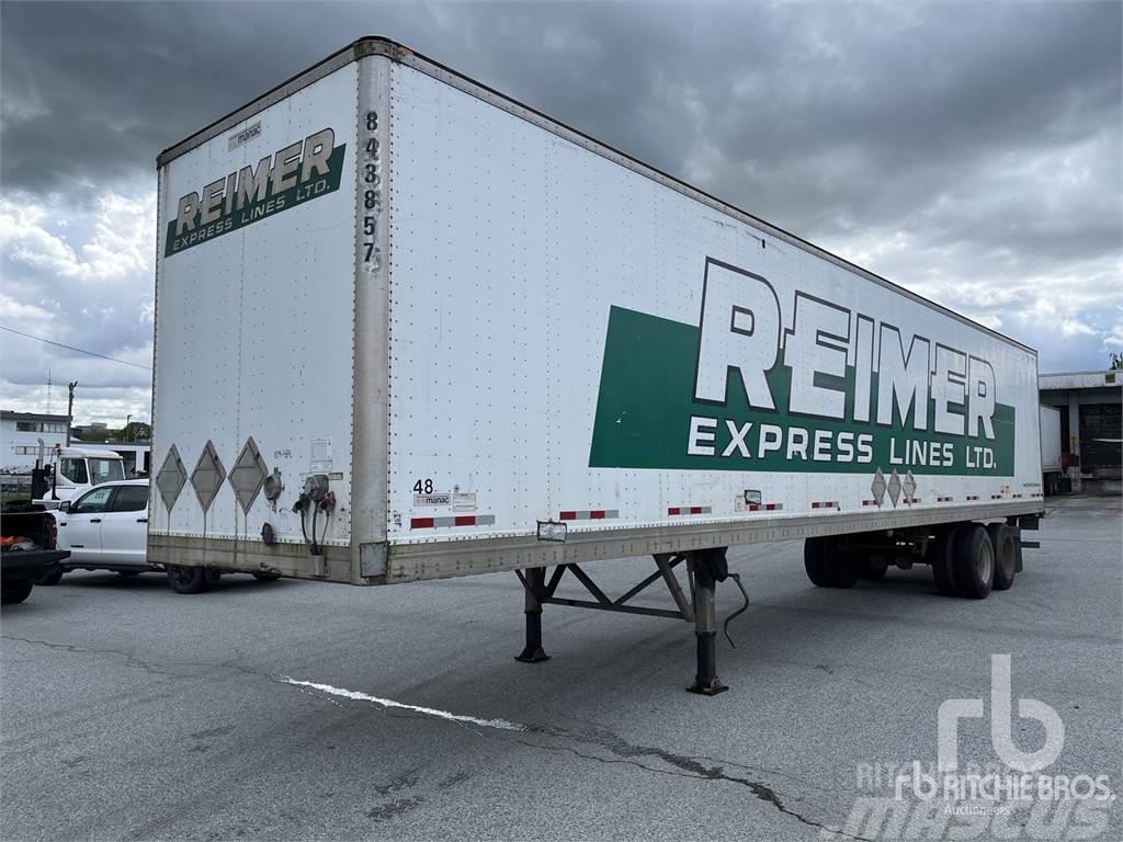 Manac 48 ft x 102 in T/A Box body semi-trailers