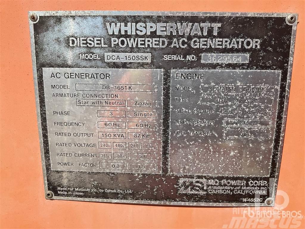 MultiQuip DCA150SSK Diesel Generators