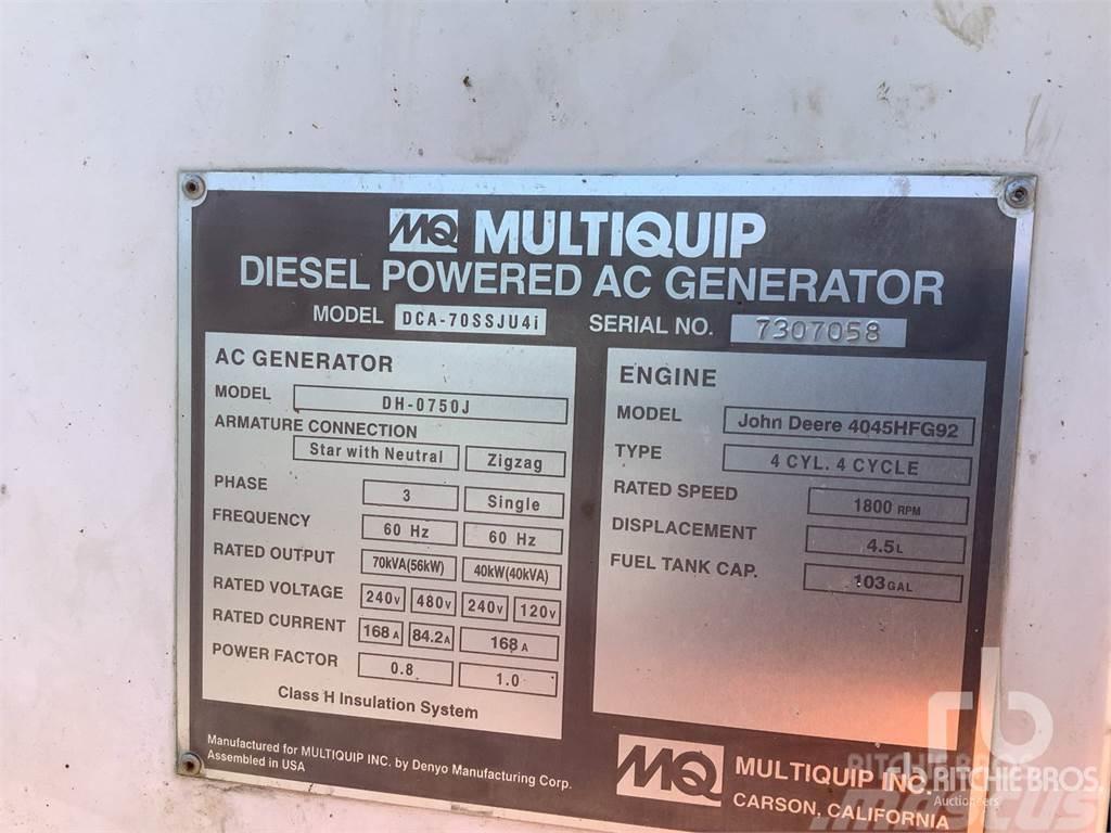 MultiQuip MQ70 Generadores diesel