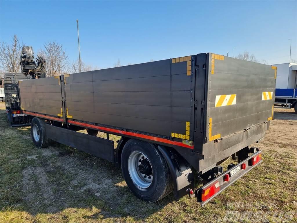  Gellhaus Vecta Pritsche trailer - 7.3 meter Plataforma plana/laterales abatibles