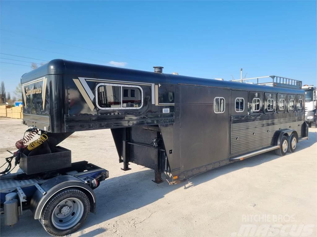  HR Trailer - Horse transporter BE trailer - 5 hors Semirremolques de ganado