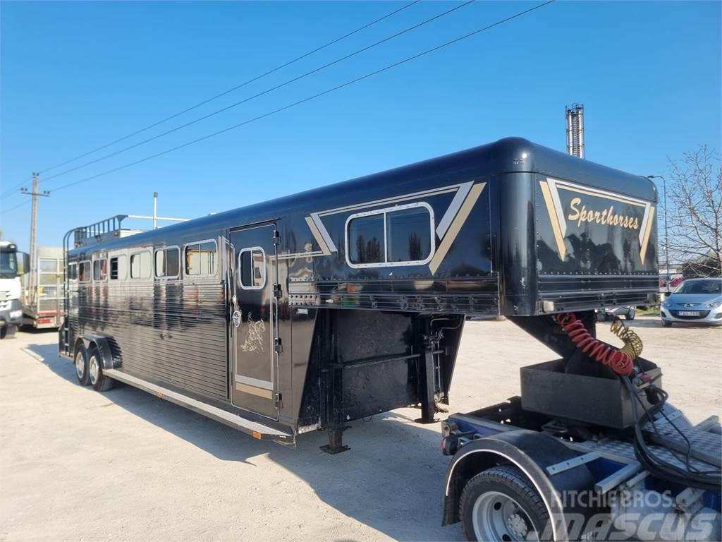  HR Trailer - Horse transporter BE trailer - 5 hors Semirremolques de ganado