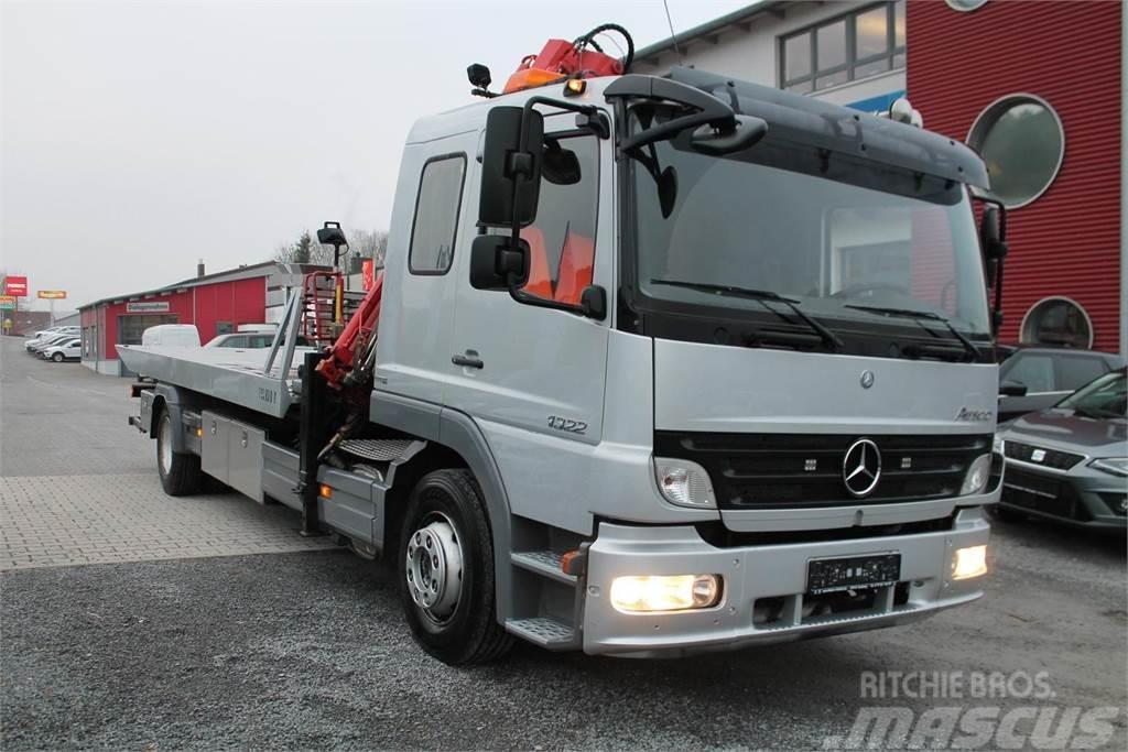 Mercedes-Benz Atego 1322 Vehicle transporter + crane MKG HMK132H Camiones portacoches