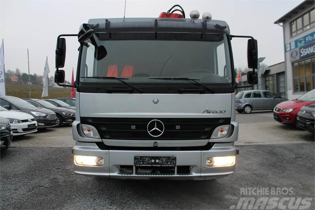 Mercedes-Benz Atego 1322 Vehicle transporter + crane MKG HMK132H Camiones portacoches