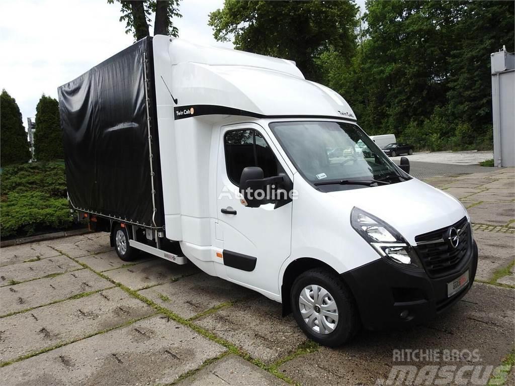 Opel Movano Curtain side + tail lift Camiones portamaquinaria