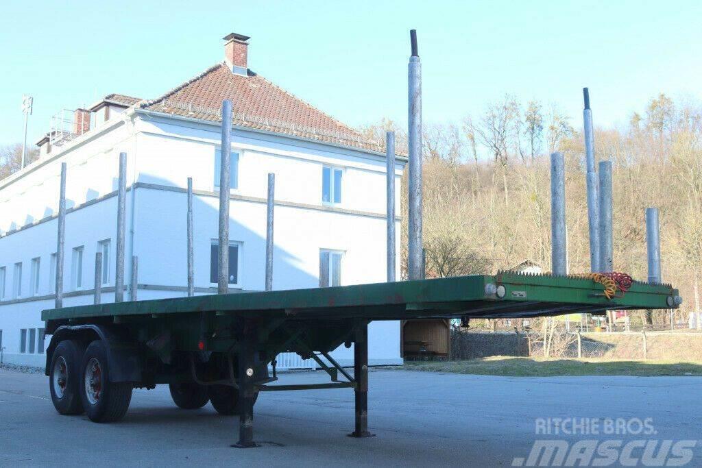 Wackenhut SAH18 Rönkszállító félpótkocsi Semirremolques de transporte de madera