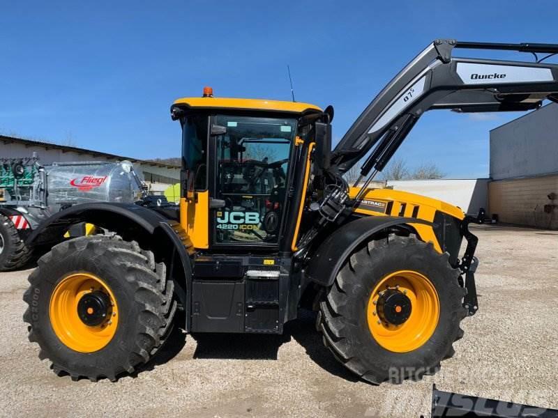 JCB Fastrac 4220 ICON + XCN1050 Lenksystem + Frontlade Tractores