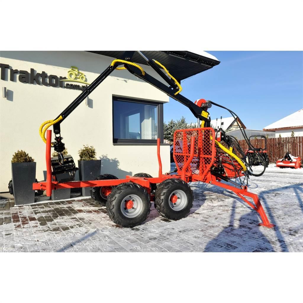  timber trailer with crane, loader lt1500 hds 1.5t  Otros componentes - Transporte