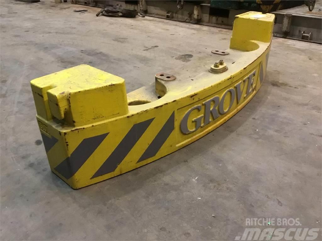 Grove GMK 2035 counterweight 3.0 ton Piezas y equipos para grúas