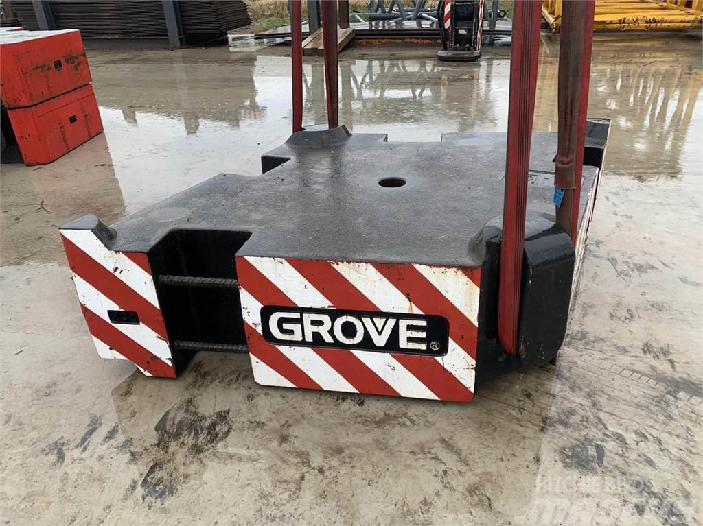 Grove GMK 6400 counterweight 10 ton Piezas y equipos para grúas