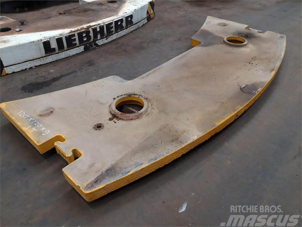 Liebherr LTM 1050-1 counterweight 1 ton Piezas y equipos para grúas