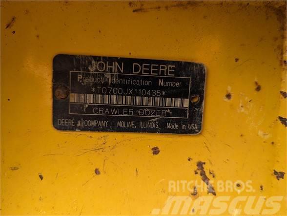 John Deere 700J LT Buldozer sobre oruga