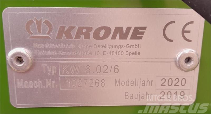 Krone KW 6.02/6 Rastrillos y henificadores