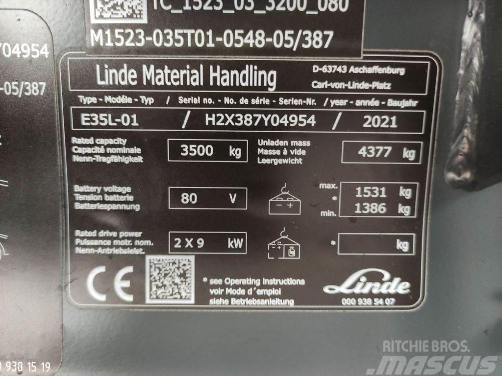 Linde E35L-01-387 Carretillas de horquilla eléctrica