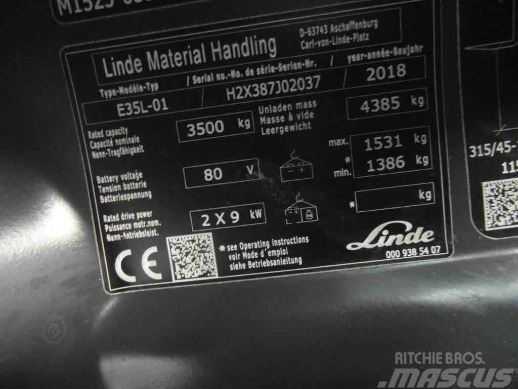 Linde E35L-387-01 Carretillas de horquilla eléctrica