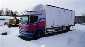 Scania P124GB Cabinet car w/ full side opening