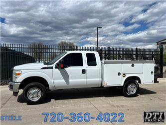 Ford F350 8' Service / Utility Truck With Gooseneck Hit