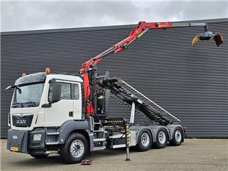 MAN TGS 37.360 / 8x4*4 / Z KRAAN + VDL 30t CONTAINER S