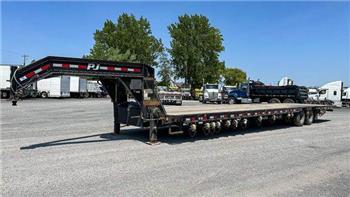 PJ TRAILER 40' LOW-PRO WITH HYDRAULIC DOVETAIL 3H492 