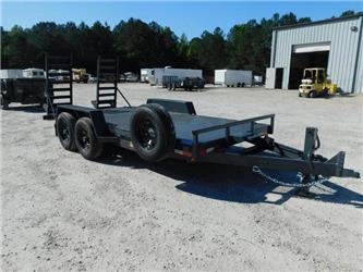  Covered Wagon Trailers 16' Full Metal Deck with 7k