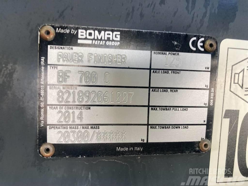 Bomag BF 700 C-2 S500 Stage IV/Tier 4f Asfaltadoras