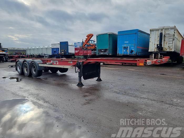 Desot 3 AXLE LIGHT WEIGHT 40 FT CONTAINER CHASSIS BPW DR Semirremolques portacontenedores