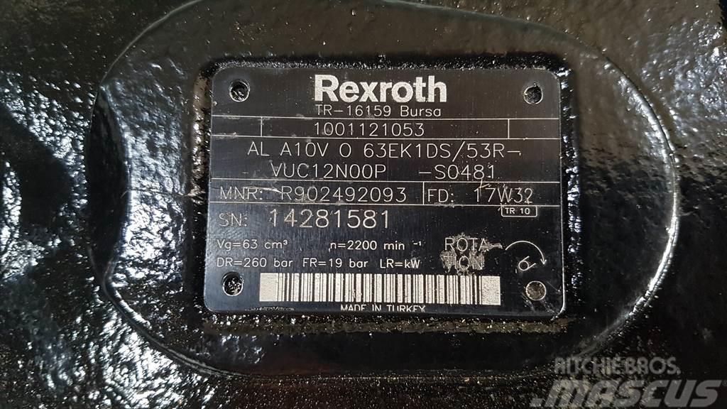 JLG 3006-Rexroth AL A10VO63EK1DS/53R-Load sensing pump Hidráulicos