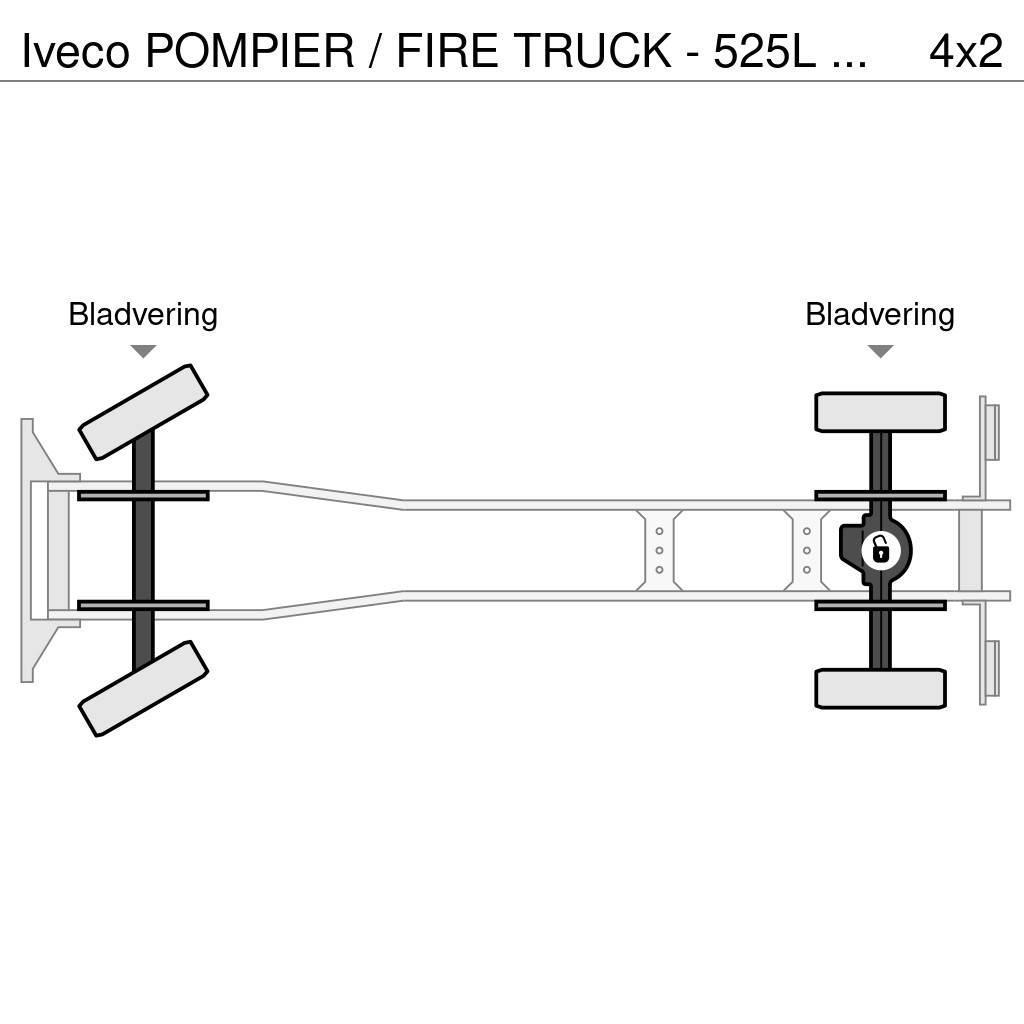 Iveco POMPIER / FIRE TRUCK - 525L TANK - LIGHT TOWER - G Camiones de Bomberos