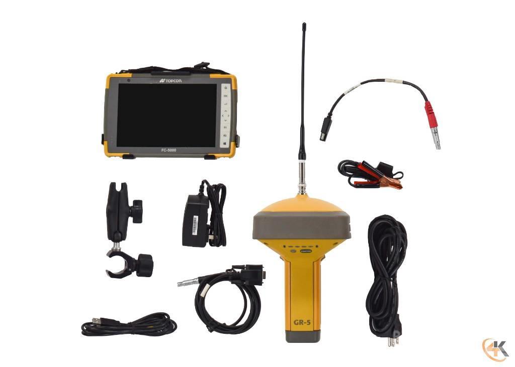 Topcon Single GR-5 UHFII Base/Rover Kit, FC-5000 Pocket3D Otros componentes