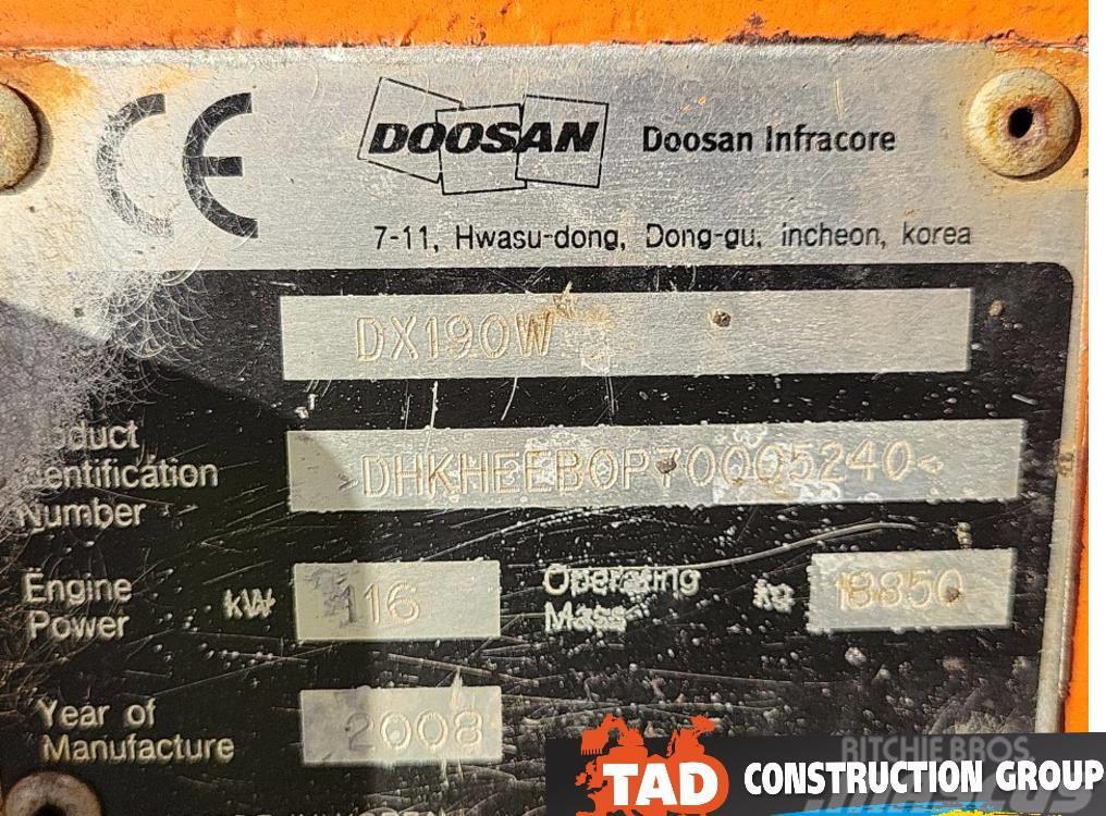 Doosan DX 190 W Excavadoras de ruedas
