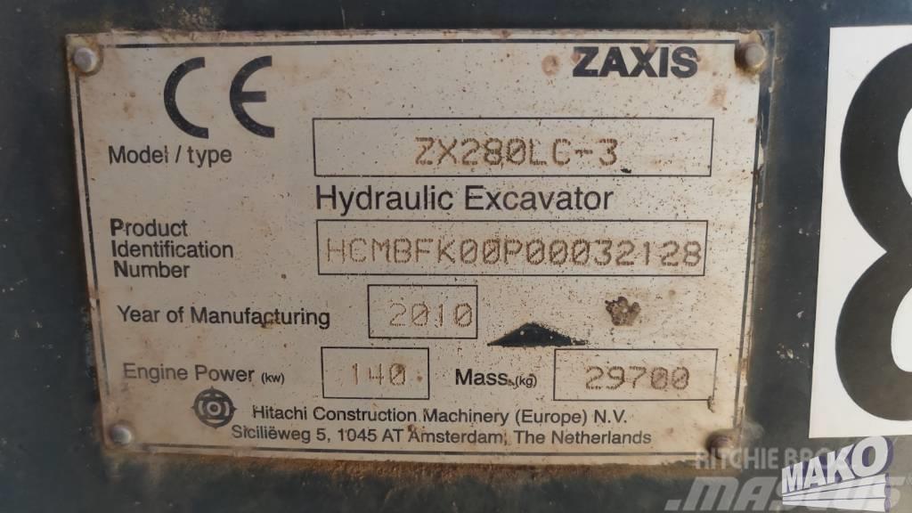 Hitachi ZX 280 LC-3 Excavadoras de cadenas