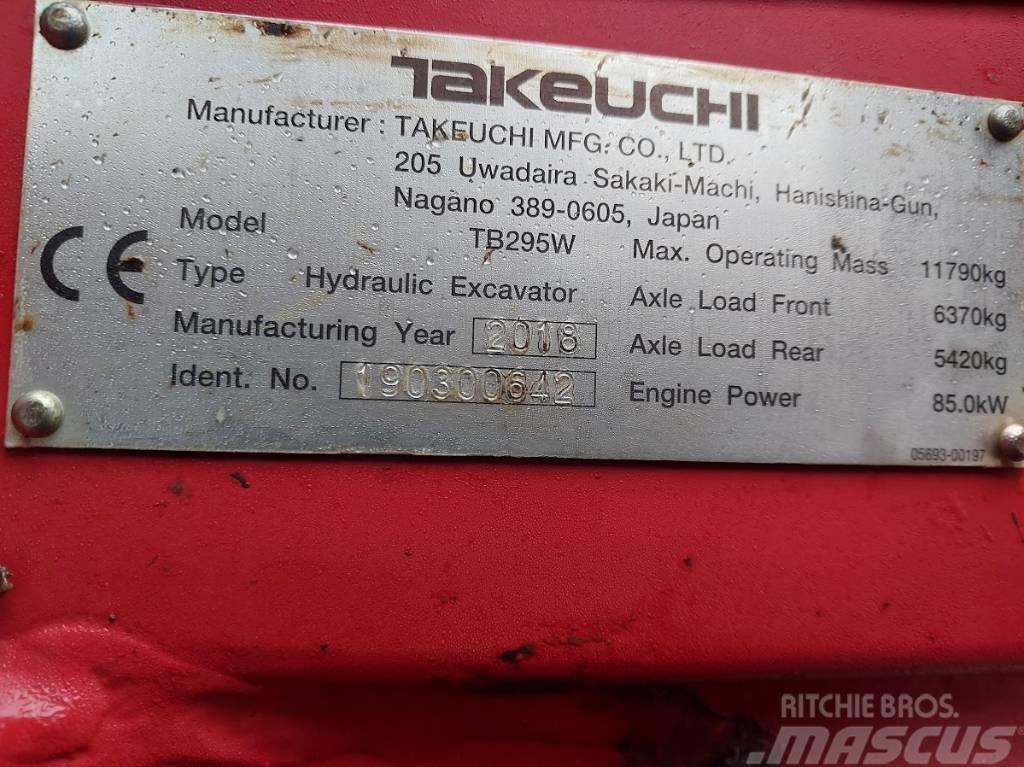 Takeuchi TB295W Excavadoras de ruedas