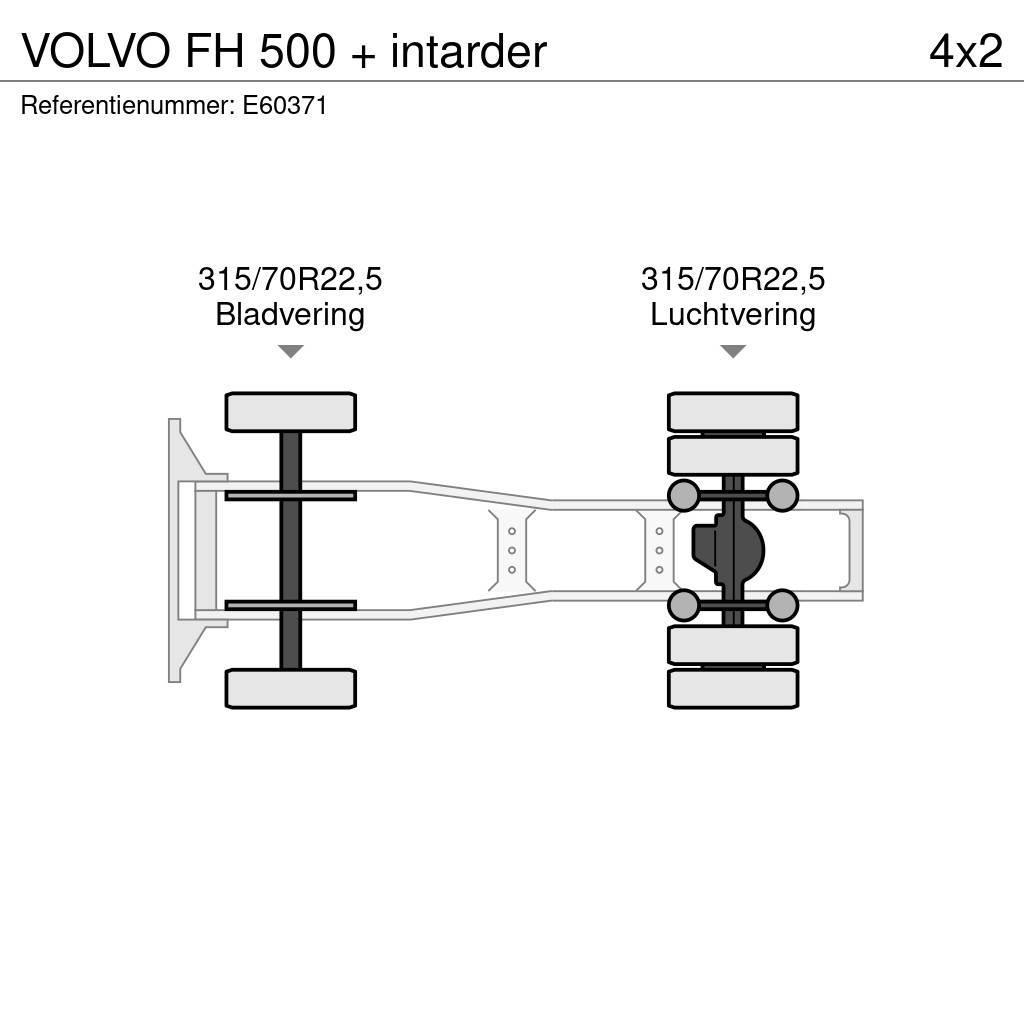 Volvo FH 500 + intarder Cabezas tractoras