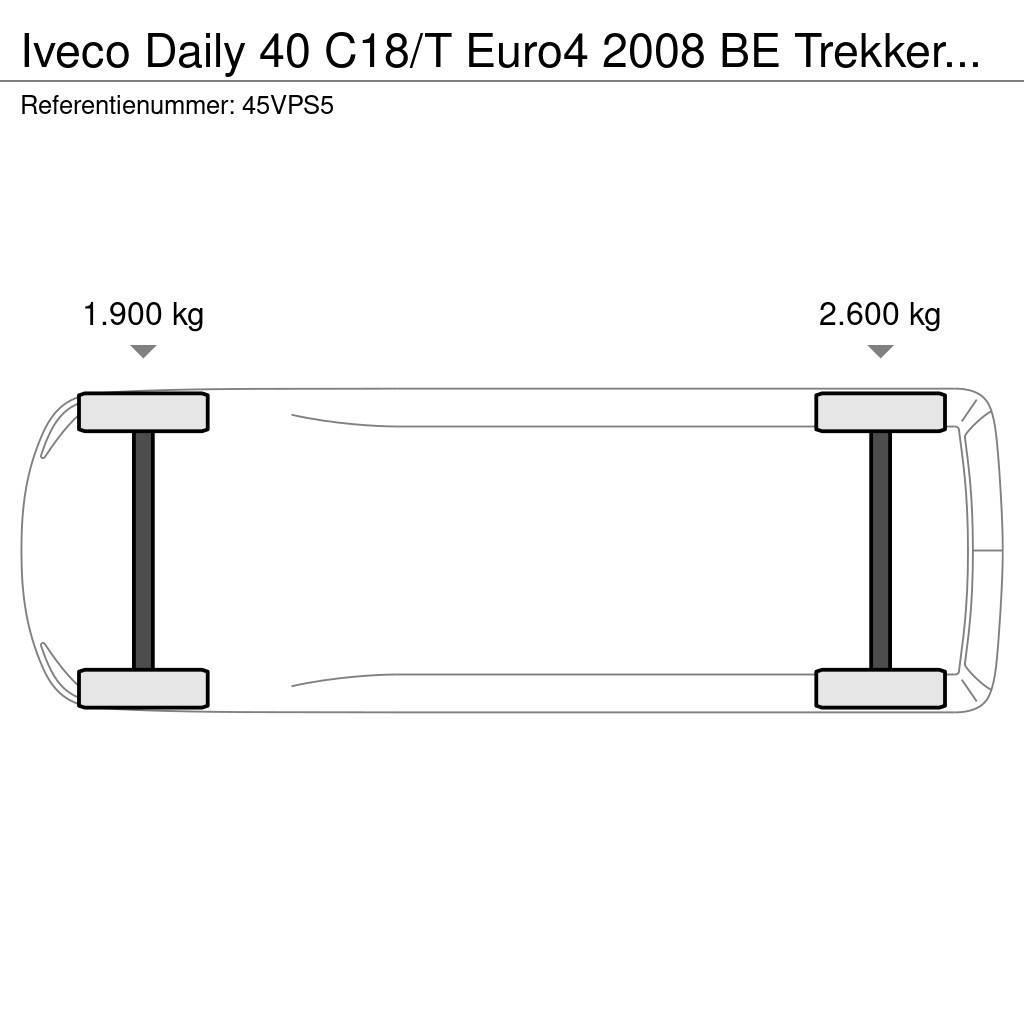 Iveco Daily 40 C18/T Euro4 2008 BE Trekker Alle inruil m Otras furgonetas