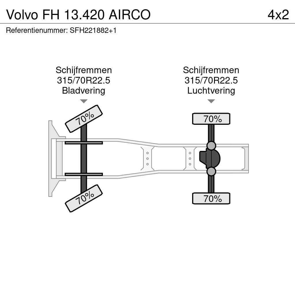 Volvo FH 13.420 AIRCO Cabezas tractoras