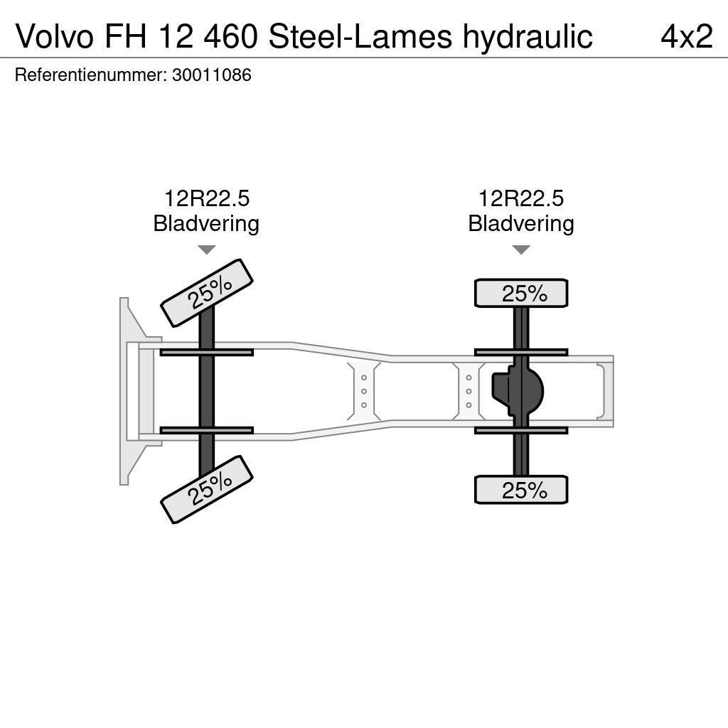 Volvo FH 12 460 Steel-Lames hydraulic Cabezas tractoras