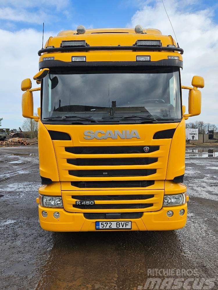 Scania R 450+HAAGIS Transporte de madera