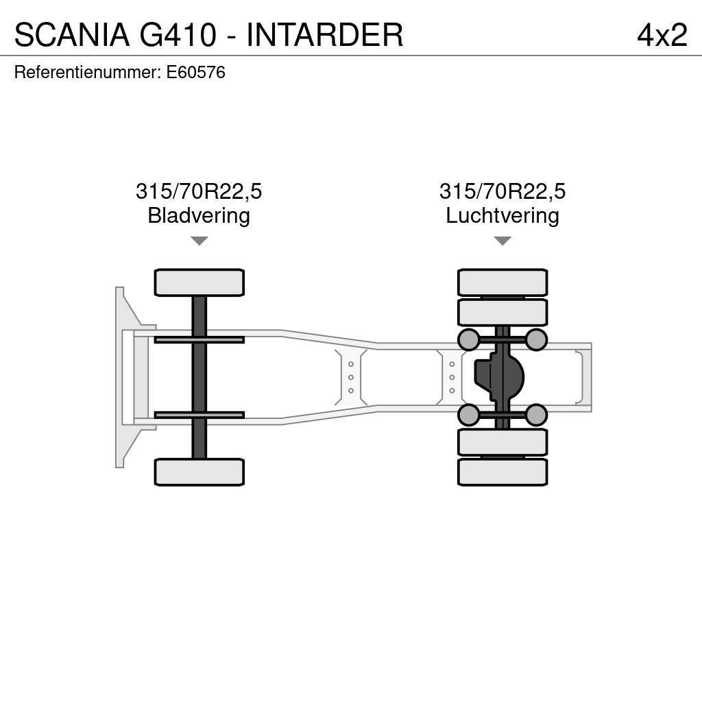 Scania G410 - INTARDER Cabezas tractoras